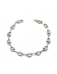 Bracciale argento 925 uomo - maglia marina