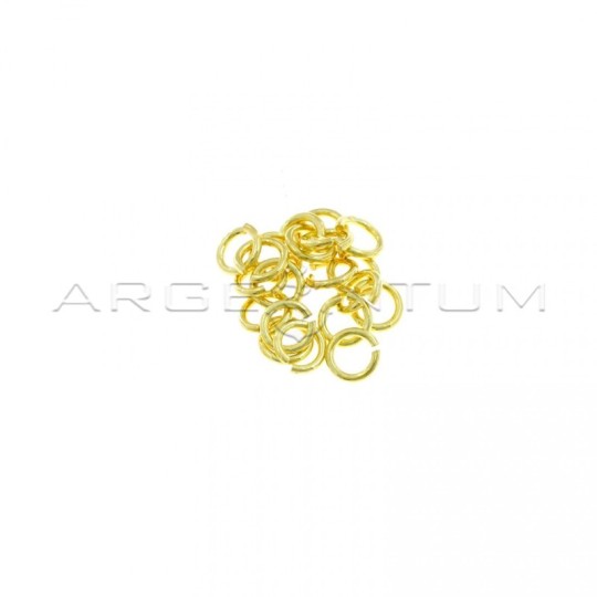 Contromaglie da ø 5 mm placcate oro giallo in argento 925 (20 pz)