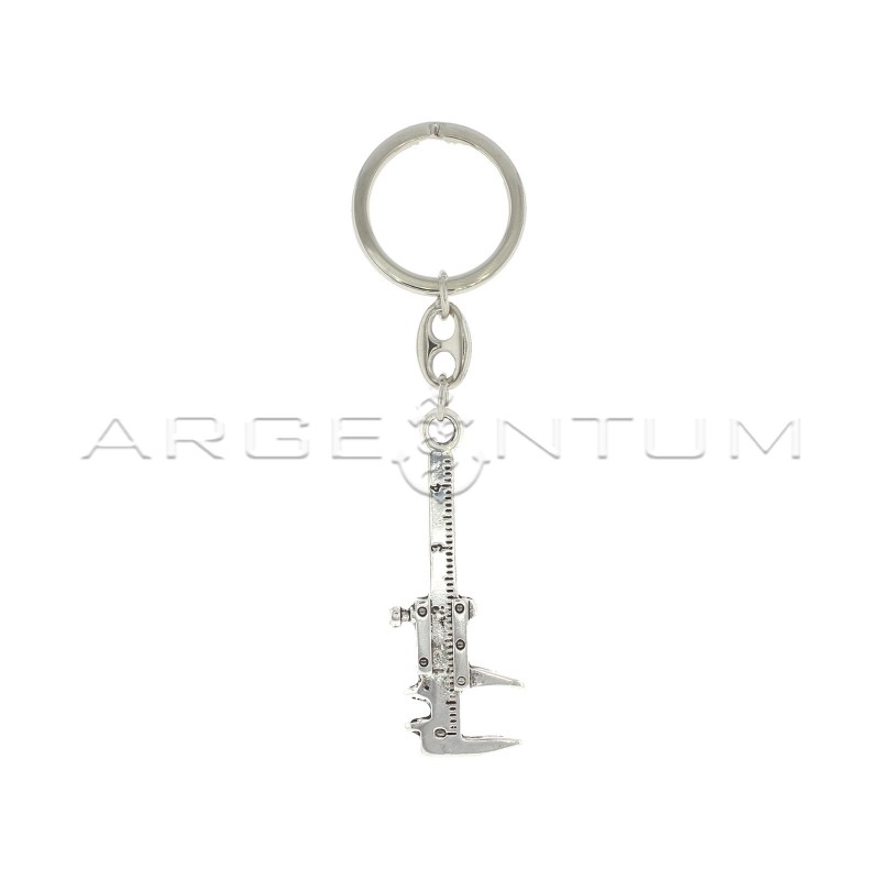 Caliber metal keychain with brise and...