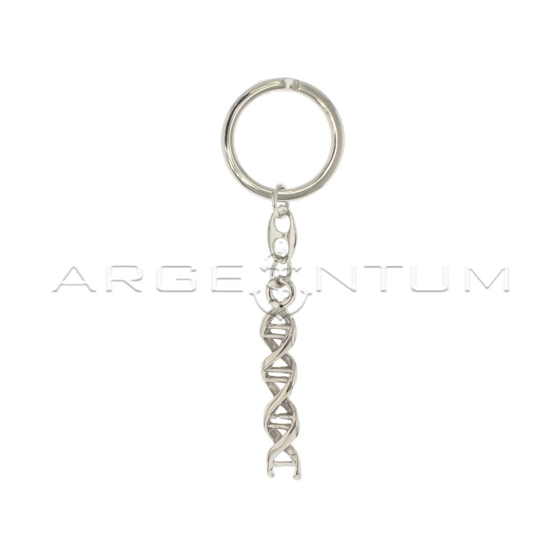 DNA metal keychain with brisè and...