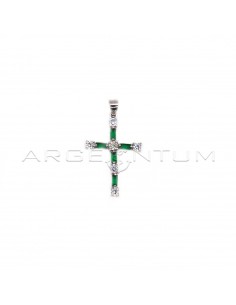 Cross pendant of round...