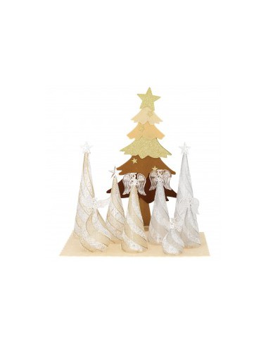 12 piece LED tree and angel kit in...