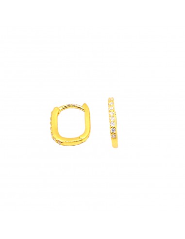 Yellow gold plated semi zircon...