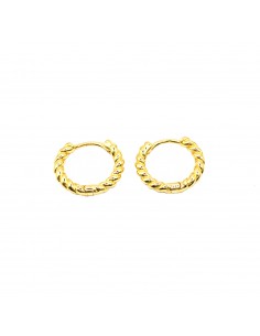 Yellow gold plated torchon...