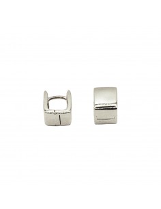 White gold plated square...