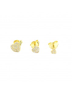 Lobe earrings set of 3...