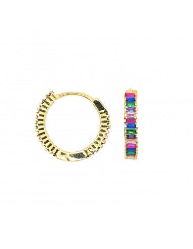 Yellow gold plated multicolor...