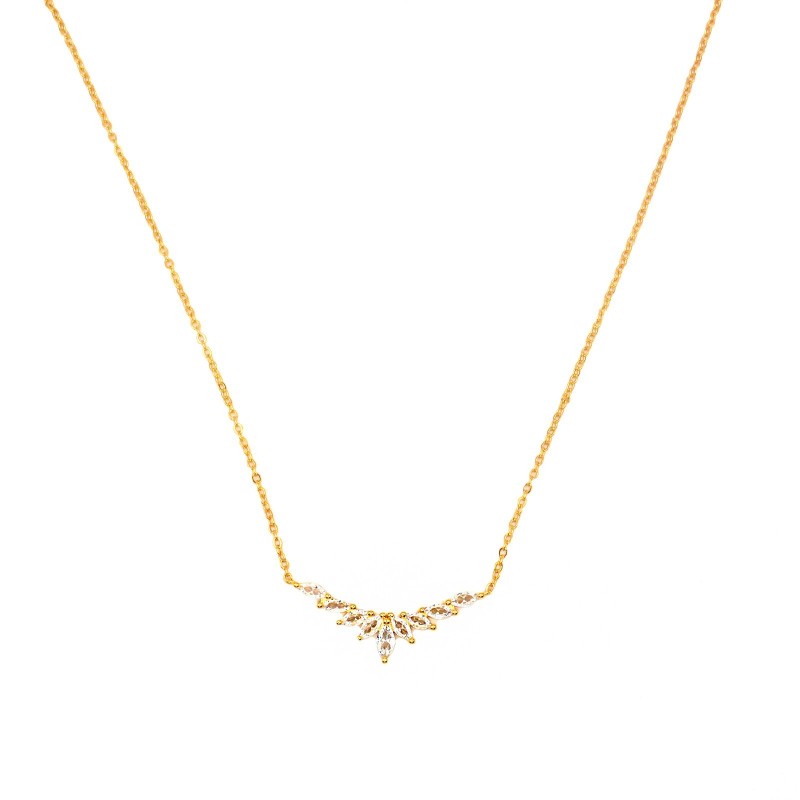 Forzatina link necklace with central...