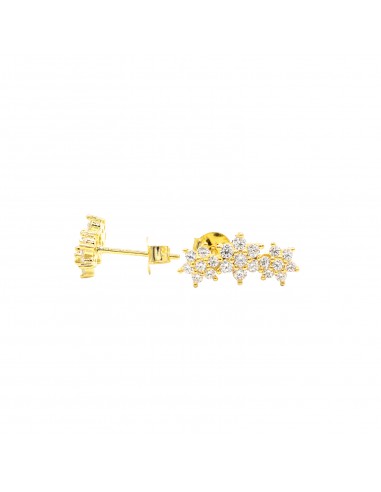 Yellow gold plated white zircon 3...