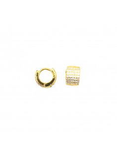 Yellow gold plated semi...