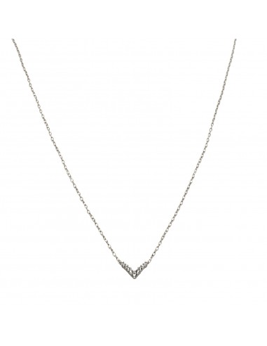 Forzatina link necklace with white...