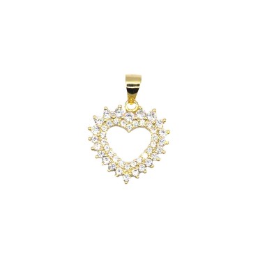 Heart shaped pendant with...