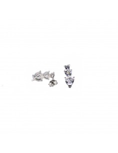 Trilogy lobe earrings with...