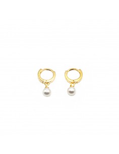 Circle earrings with snap...