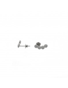 Bow lobe earrings with...