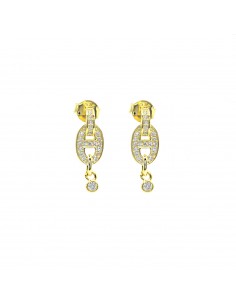 Lobe earrings with snap...