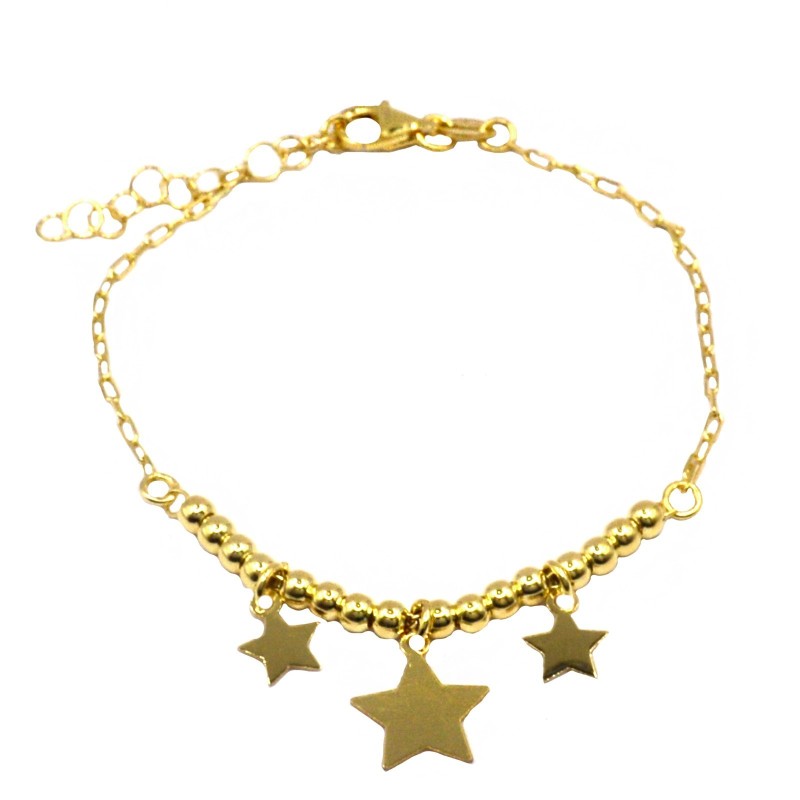 Biscuit link bracelet with central...