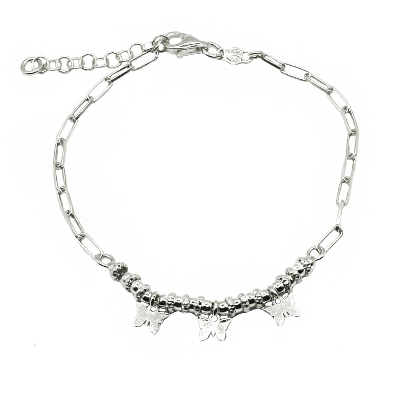 Bracciale maglia biscotto con...