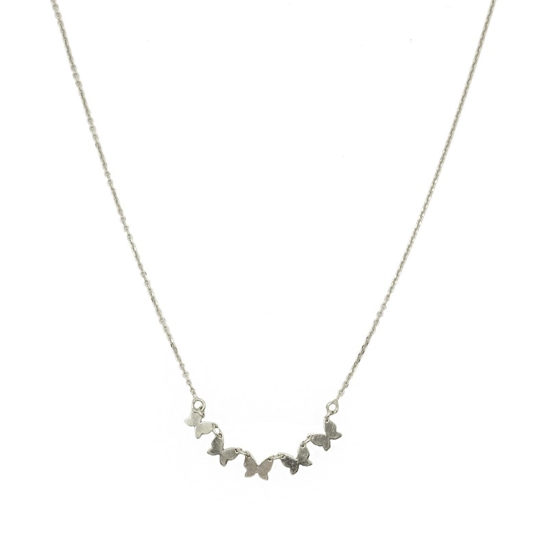 Forzatina link necklace with central...