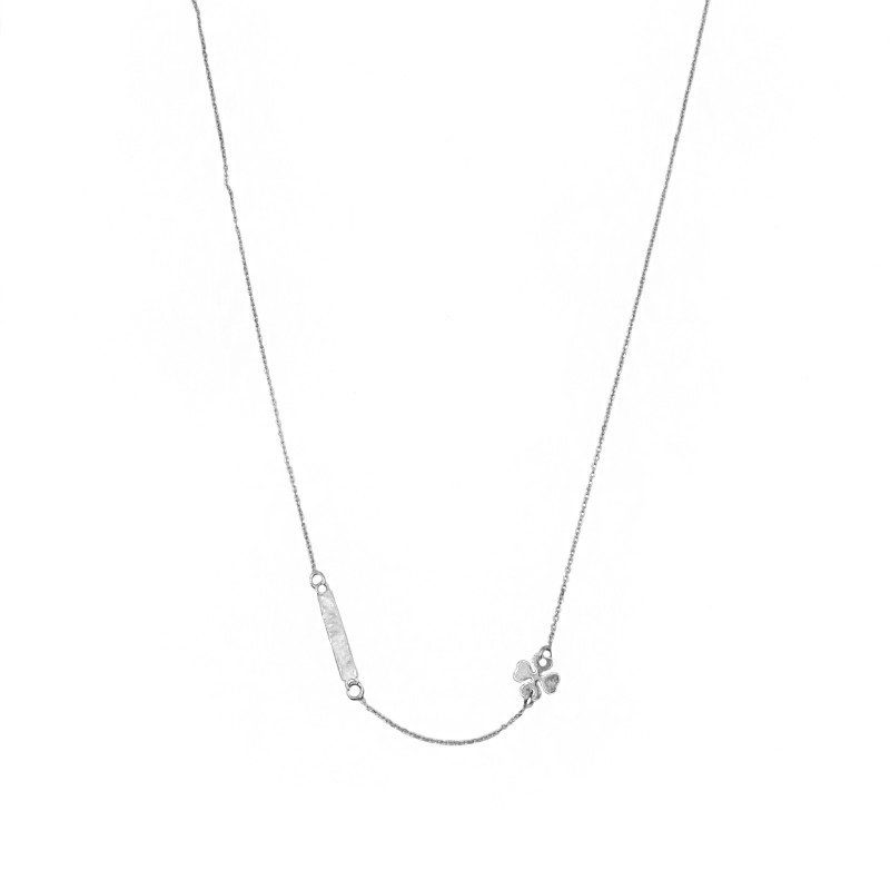 Forzatina link necklace with central...