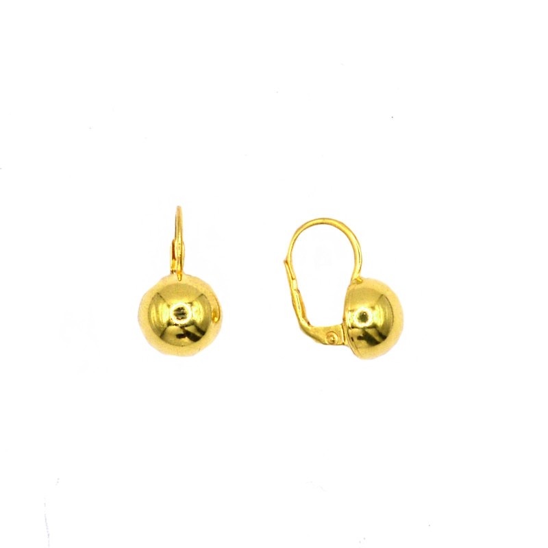 Yellow gold plated semi sphere...