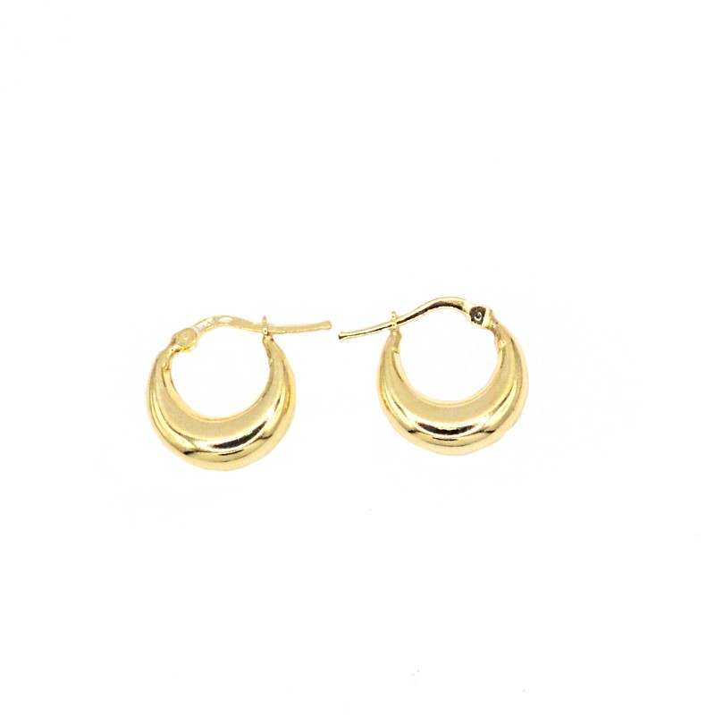 Yellow gold plated degradé rounded...