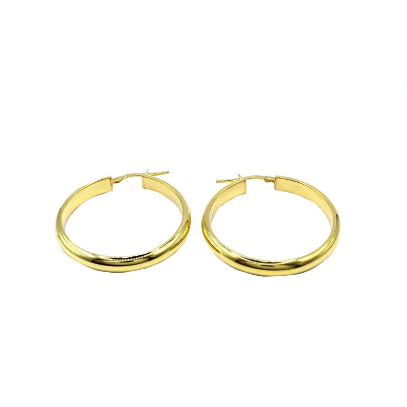 Yellow gold plated valance band hoop...