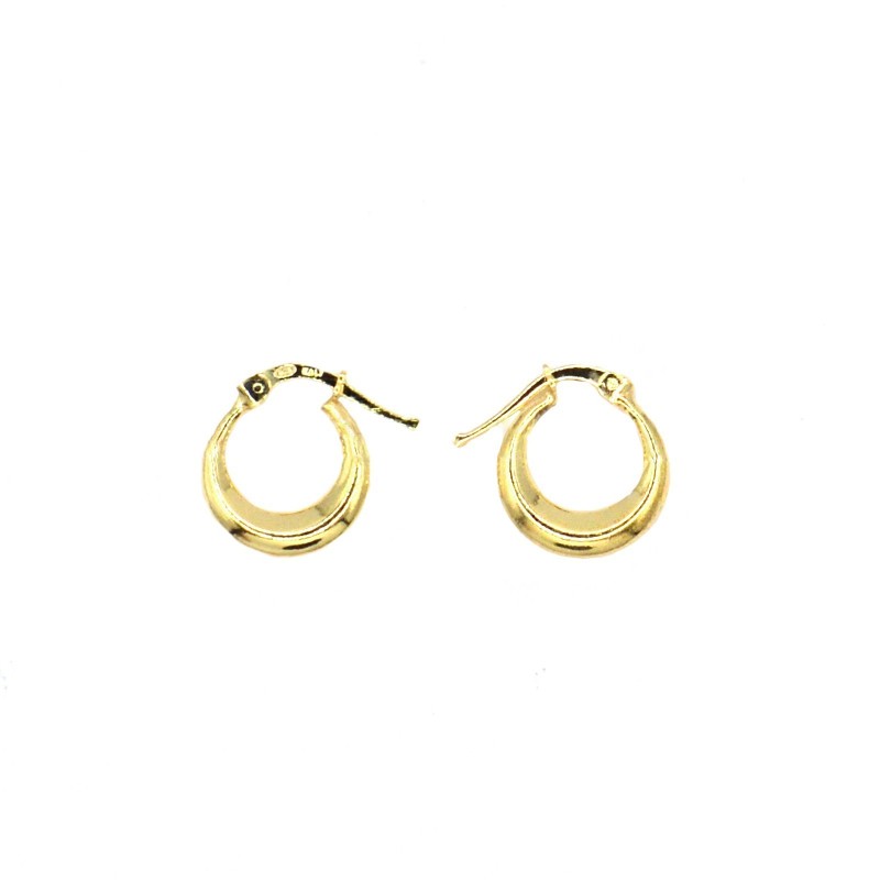 Yellow gold plated degradé rounded...