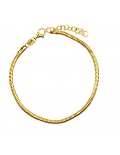 Yellow gold plated tubular...