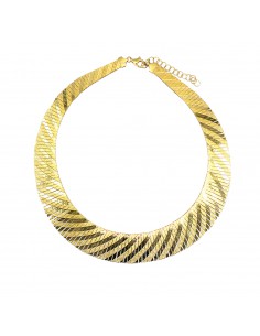 Semi-rigid necklace with...