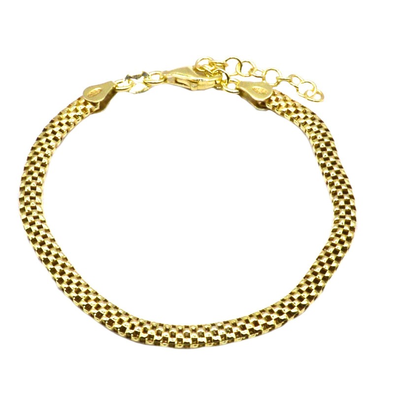 Tressita mesh bracelet yellow gold...