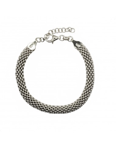 Tressita mesh bracelet white gold...