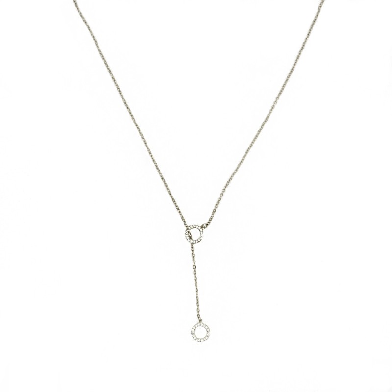 Forzatina link latch necklace with...