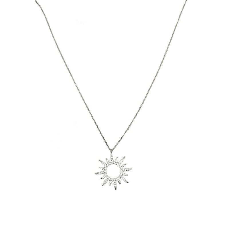 Forzatina link necklace with sun...