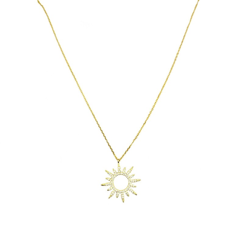 Forzatina link necklace with sun...