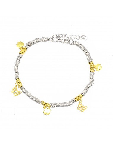 Bracciale con pepite martellate...