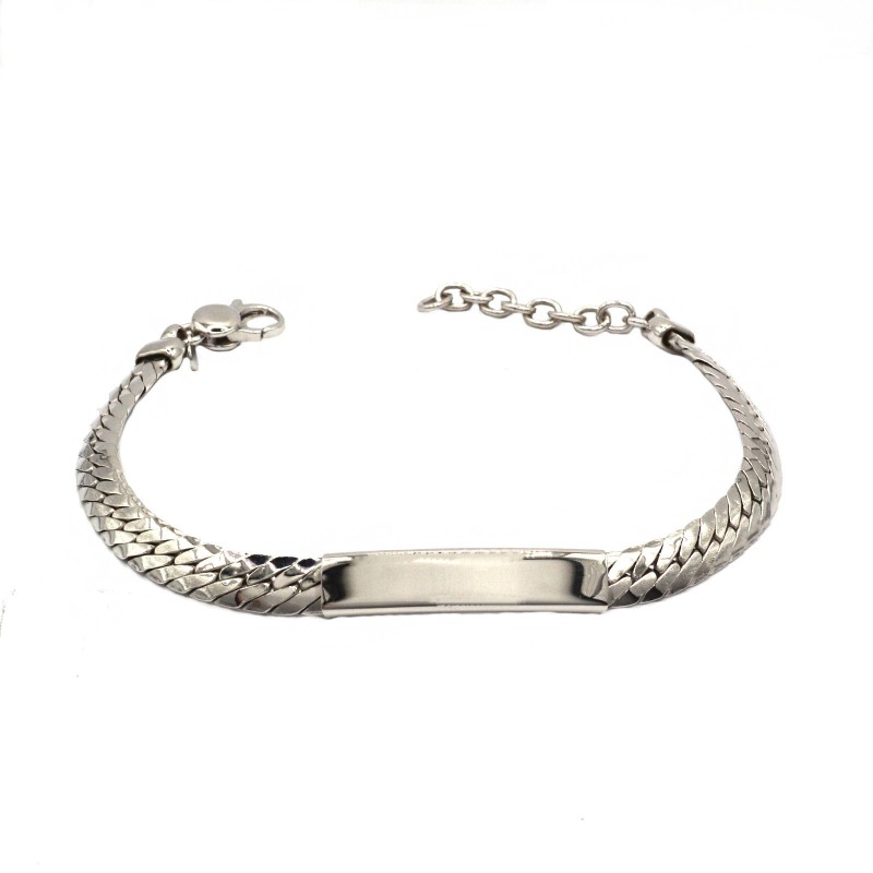 Bracciale maglia schiena d'asino con...