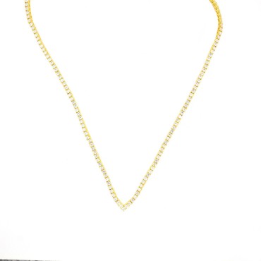 2.5mm yellow gold plated...