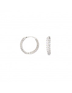 Hoop earrings ø 19.5 with...