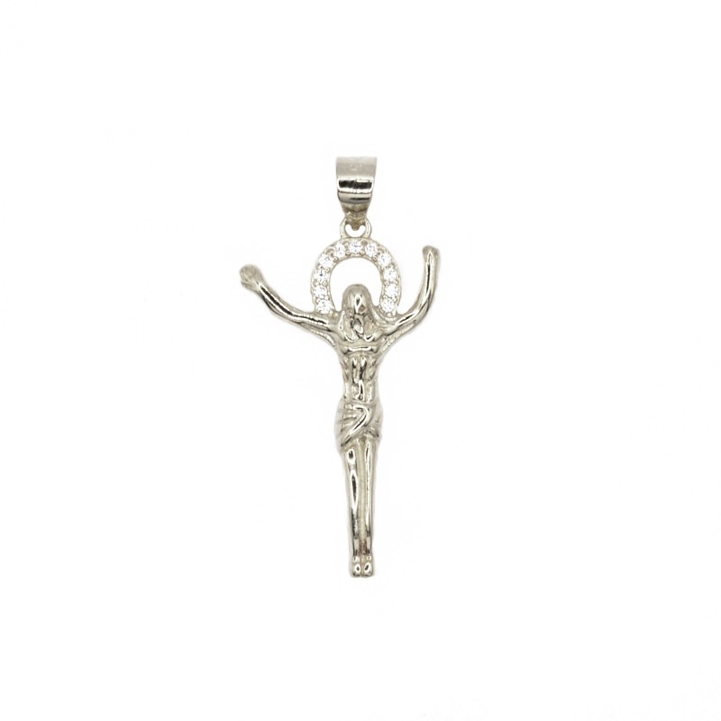 Precision-cast Christ pendant with...