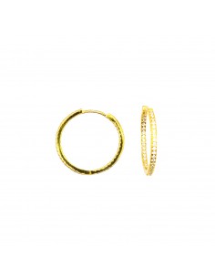 Hoop earrings ø 21 with...