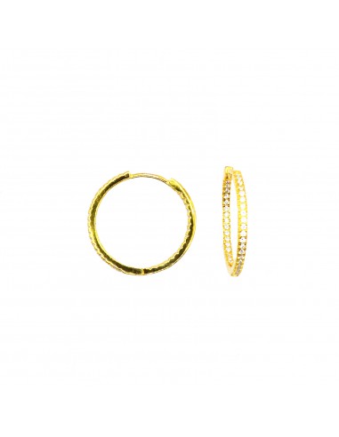 Hoop earrings ø 21 with front and...