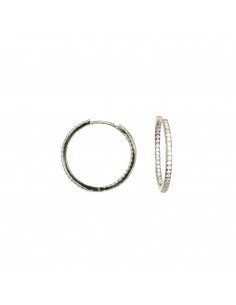 Hoop earrings ø 21 with...