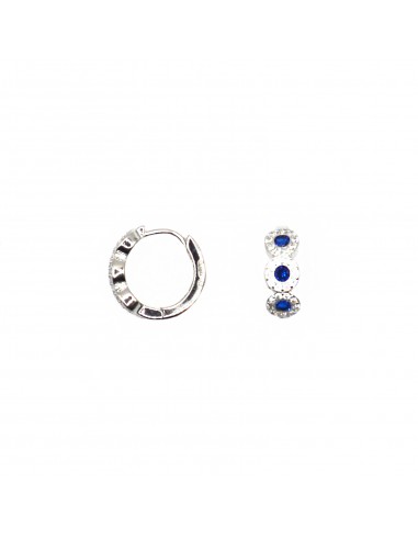 Hoop earring with snap closure and...