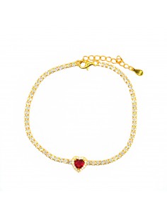 Tennis bracelet with...