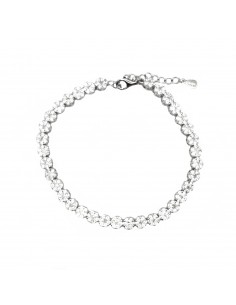 Bracelet with white zircon...