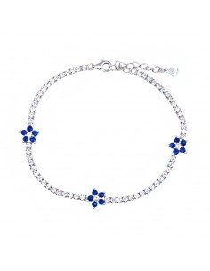 Tennis bracelet with white...