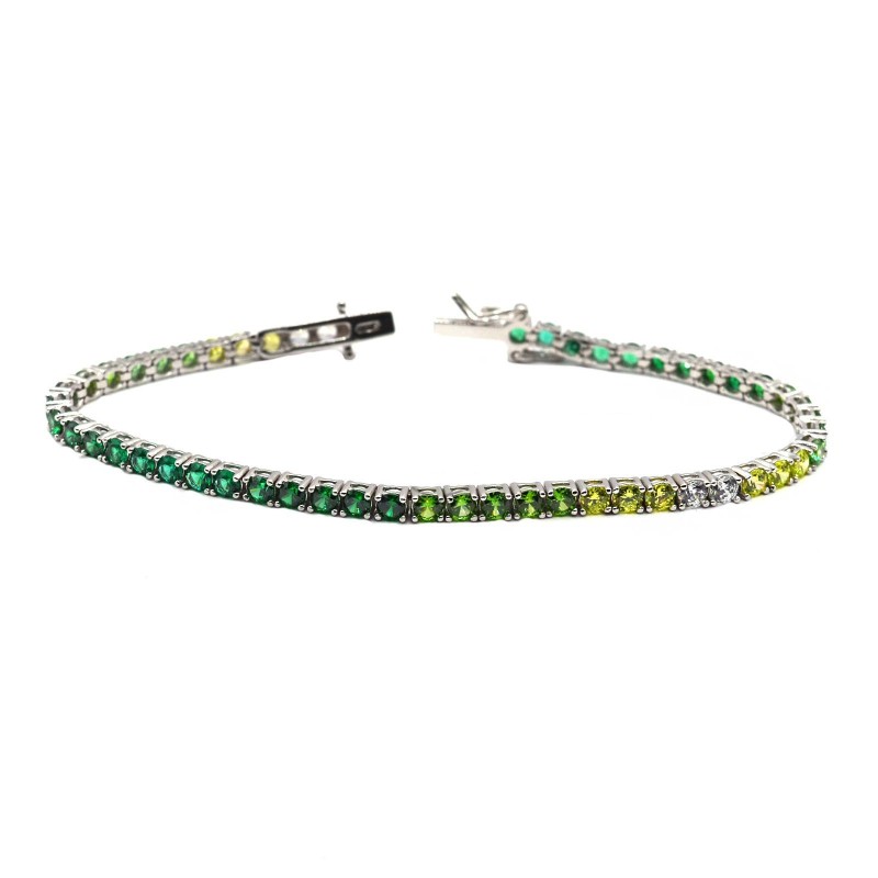 Gradé tennis bracelet in the tone of...