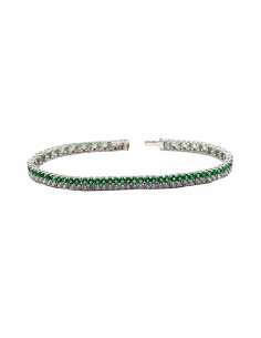 Tennis bracelet with two...