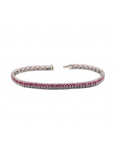 Tennis bracelet with two...